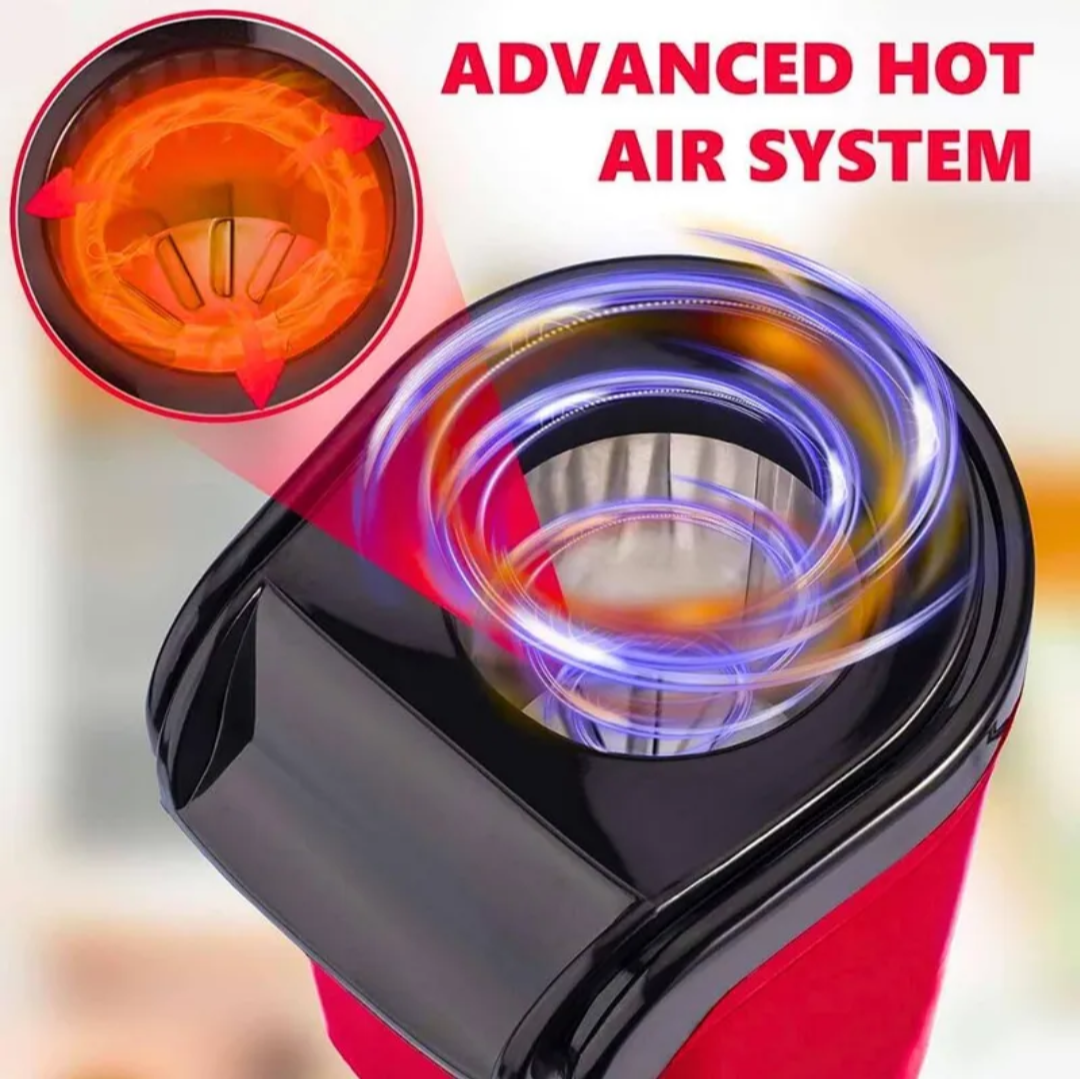 Hot Air PopCorn machine 400g (Red)