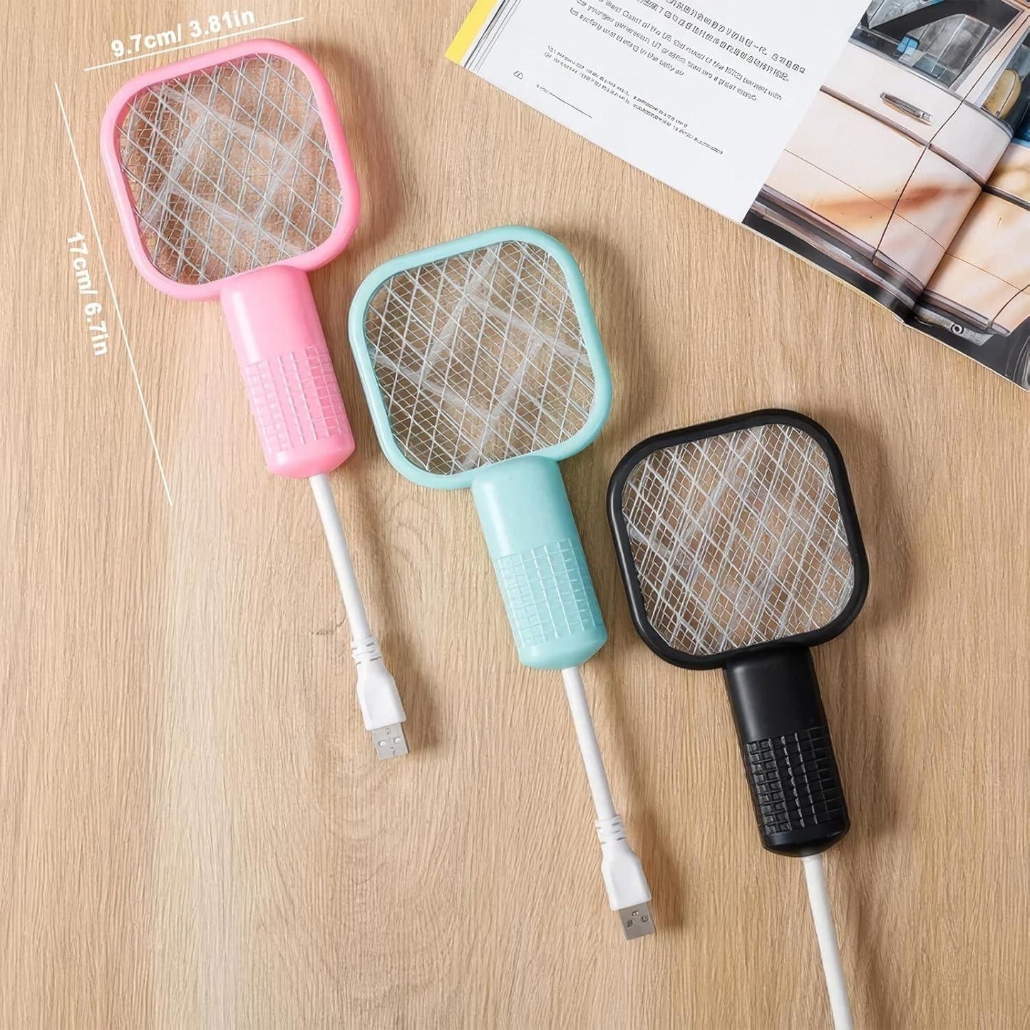 Mini Mosquito Killer Racquet Lamp 2 in 1
